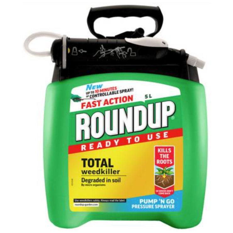 Roundup Fast Action Ready to Use Weedkiller Pump ‘n Go 5L