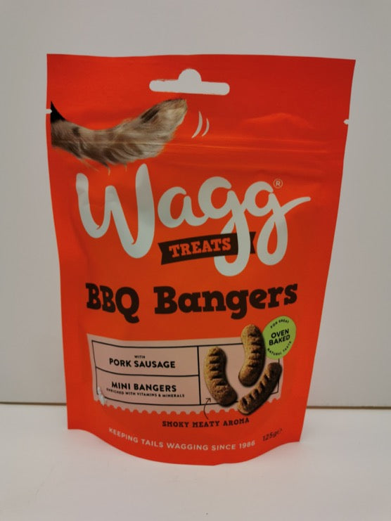 Wagg Treats Pork Sausage Mini Bangers 125g