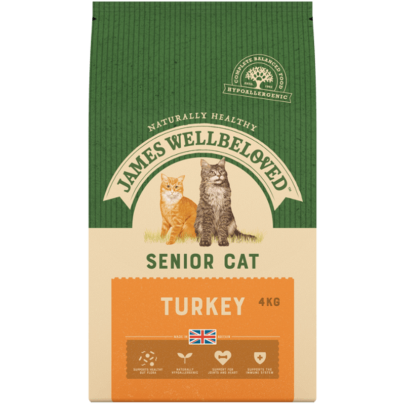 James Wellbeloved Senior Cat Turkey 4K