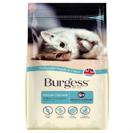 Burgess Kitten Food - Chicken 1.5kg