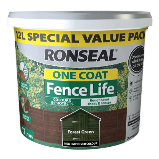 Ronseal One Coat Fence Life 12L