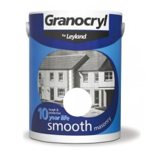 Granocryl Smooth Masonry Paint- White 5L