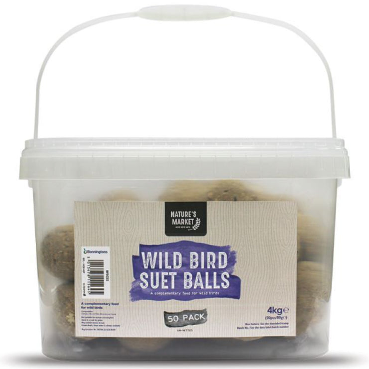 Nature's Market Wild Bird Suet Balls 50 Pack