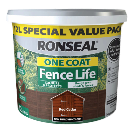 Ronseal One Coat Fence Life 12L